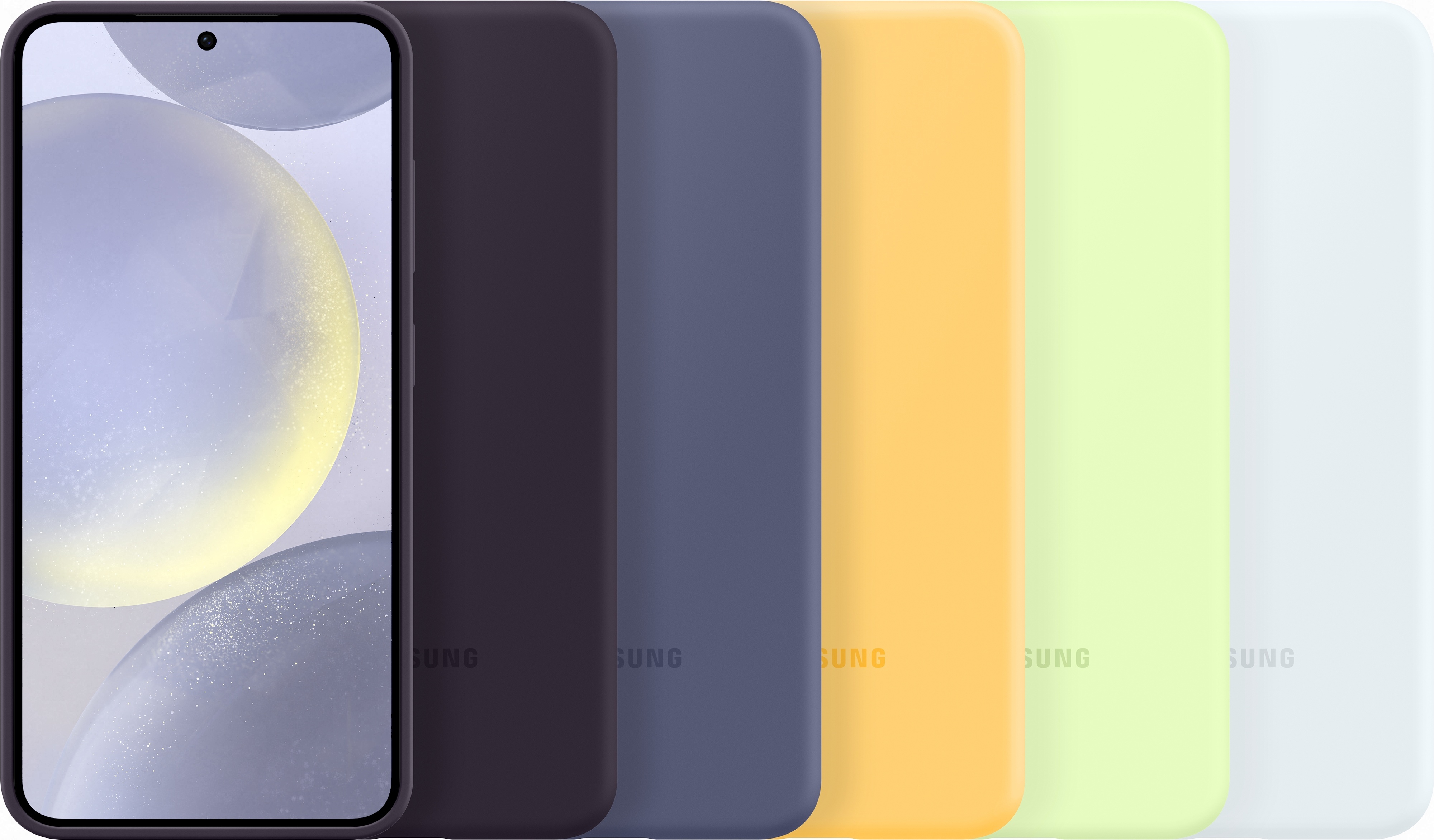 Samsung Galaxy S24 Silicone Case -suojakotelo, tummanvioletti