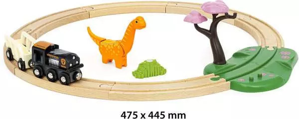 BRIO 36098 - Dinosaurus ympyräratasetti