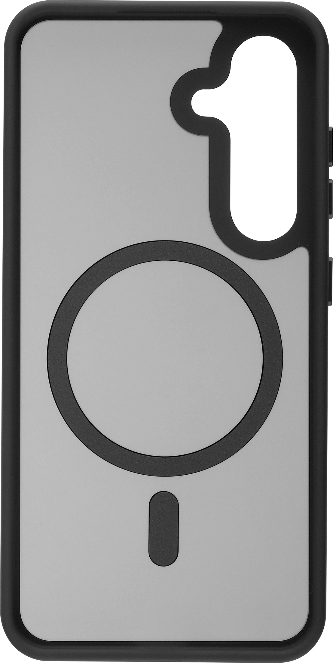FoneKit Magneettinen Soft Touch -suojakuori, Samsung Galaxy S24, musta/harmaa