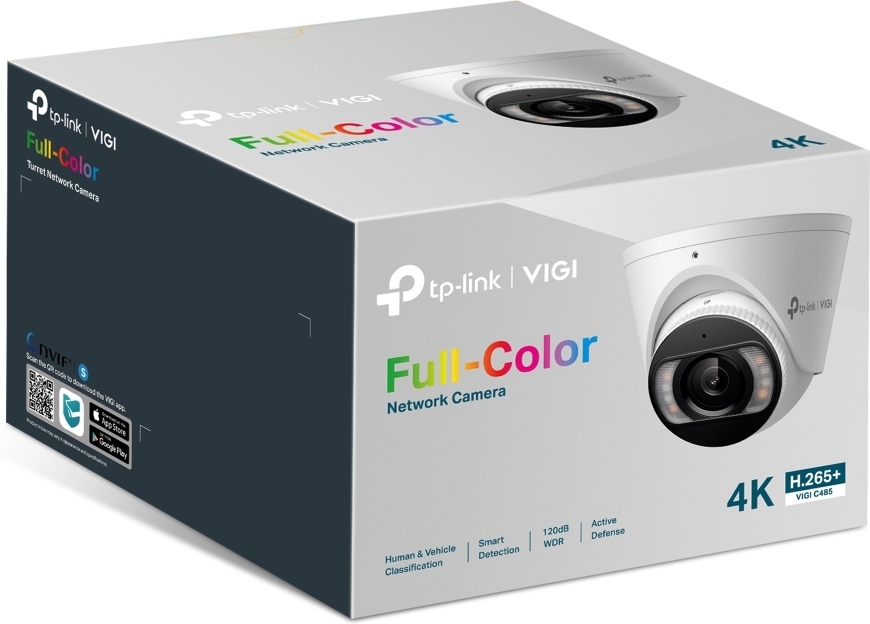 TP-Link VIGI C485 -valvontakamera sisä- ja ulkokäyttöön
