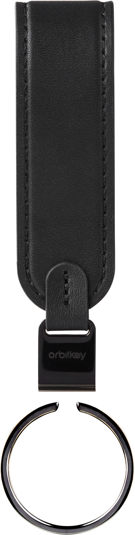 Orbitkey Loop Keychain -avaimenperälenkki, musta