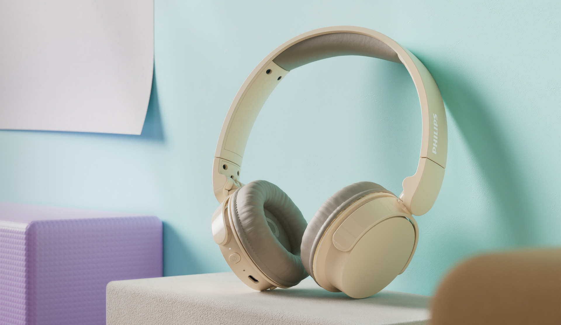 Philips GO TAS4807W/00 kannettava kaiutin, valkoinen