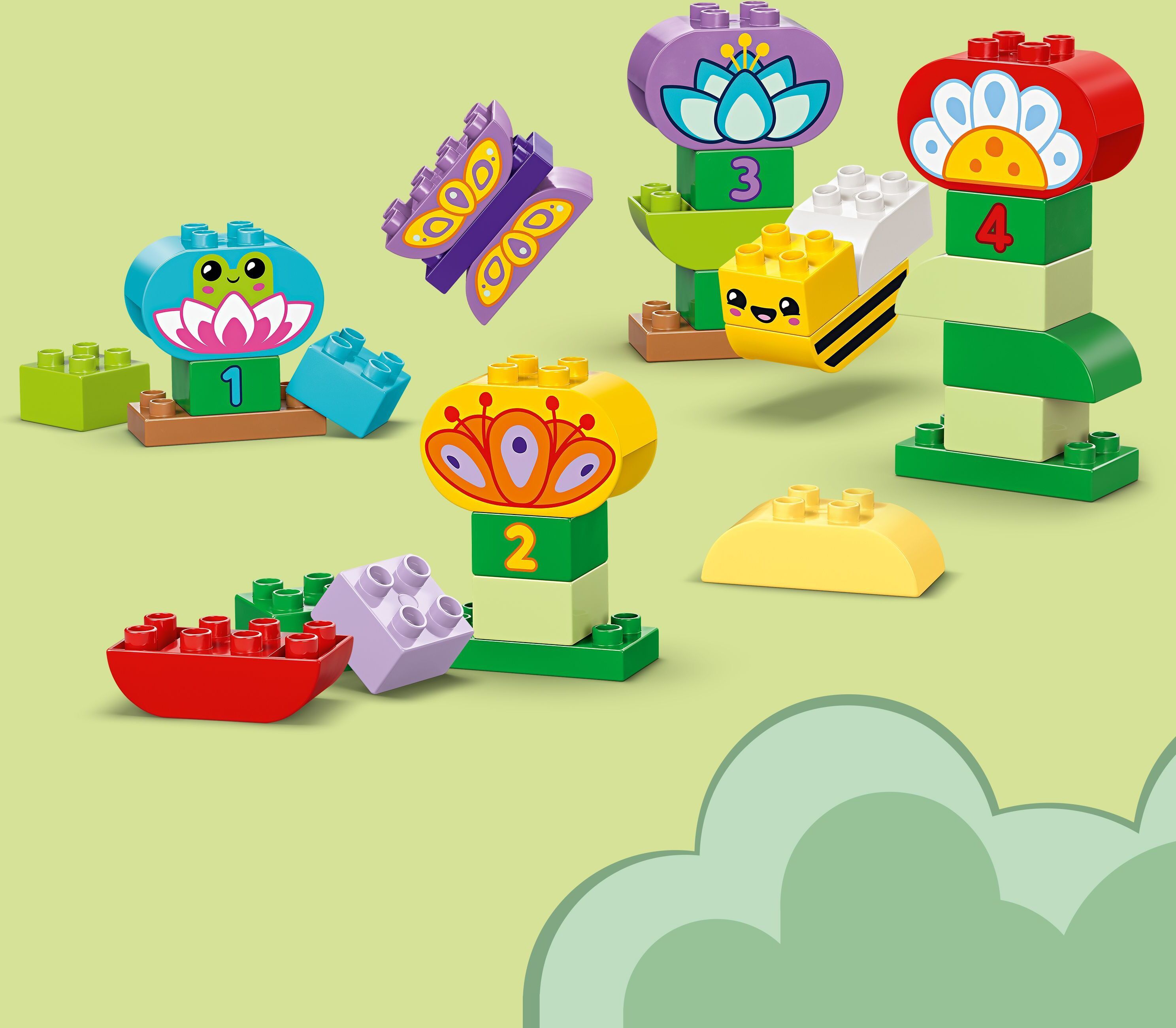 LEGO DUPLO Town 10444 – Mielikuvituspuutarha ja hauskat kukat