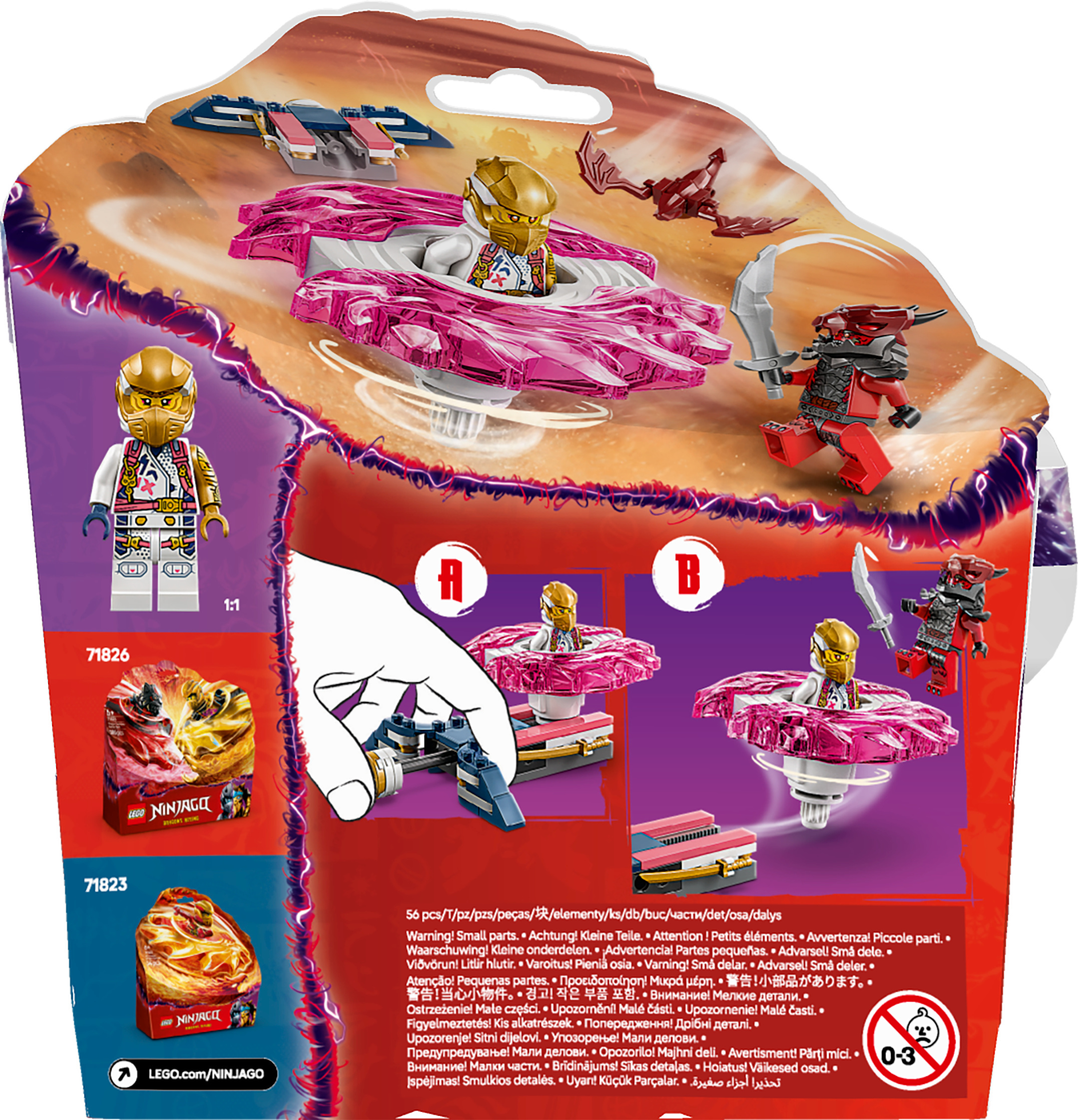 LEGO Ninjago 71824 – Soran Spinjitzu-lohikäärmespinneri