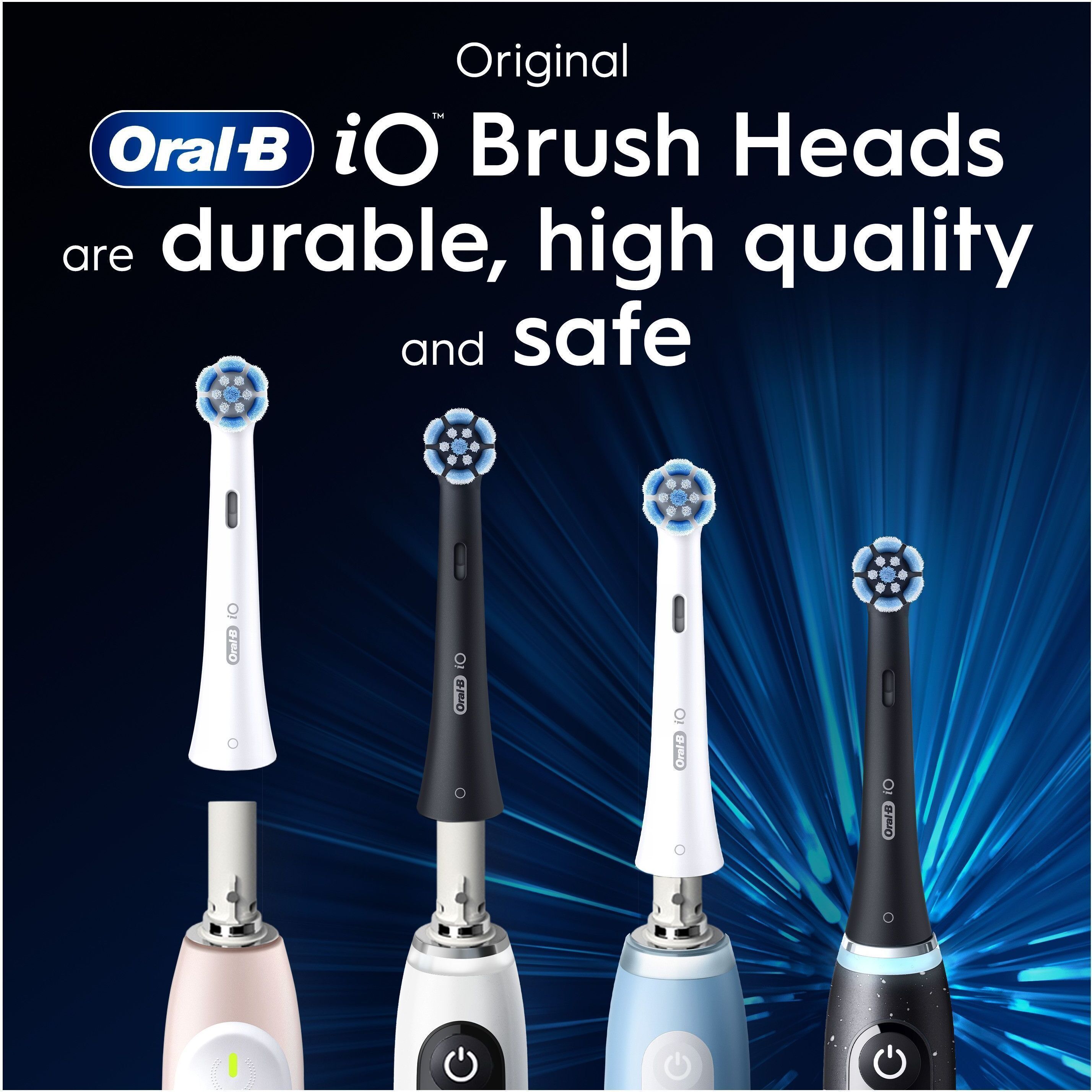 Oral-B iO2 Duo sähköhammasharjapari, musta & vihreä