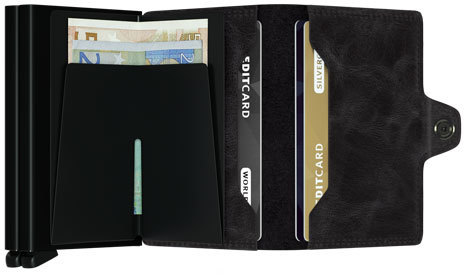 Secrid Vintage Twinwallet -lompakko, musta