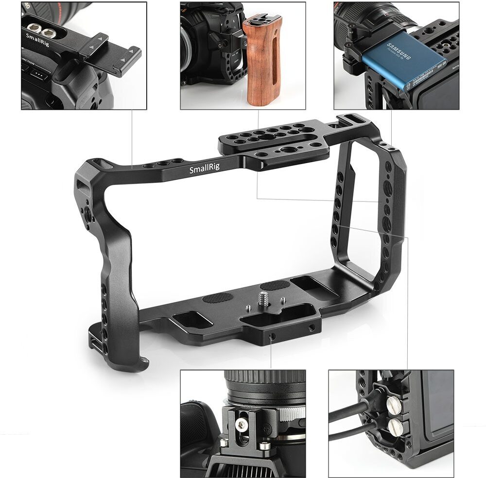 SmallRig 2203 -kuvauskehikko, Blackmagic Design Pocket Cinema Camera 4K & 6K