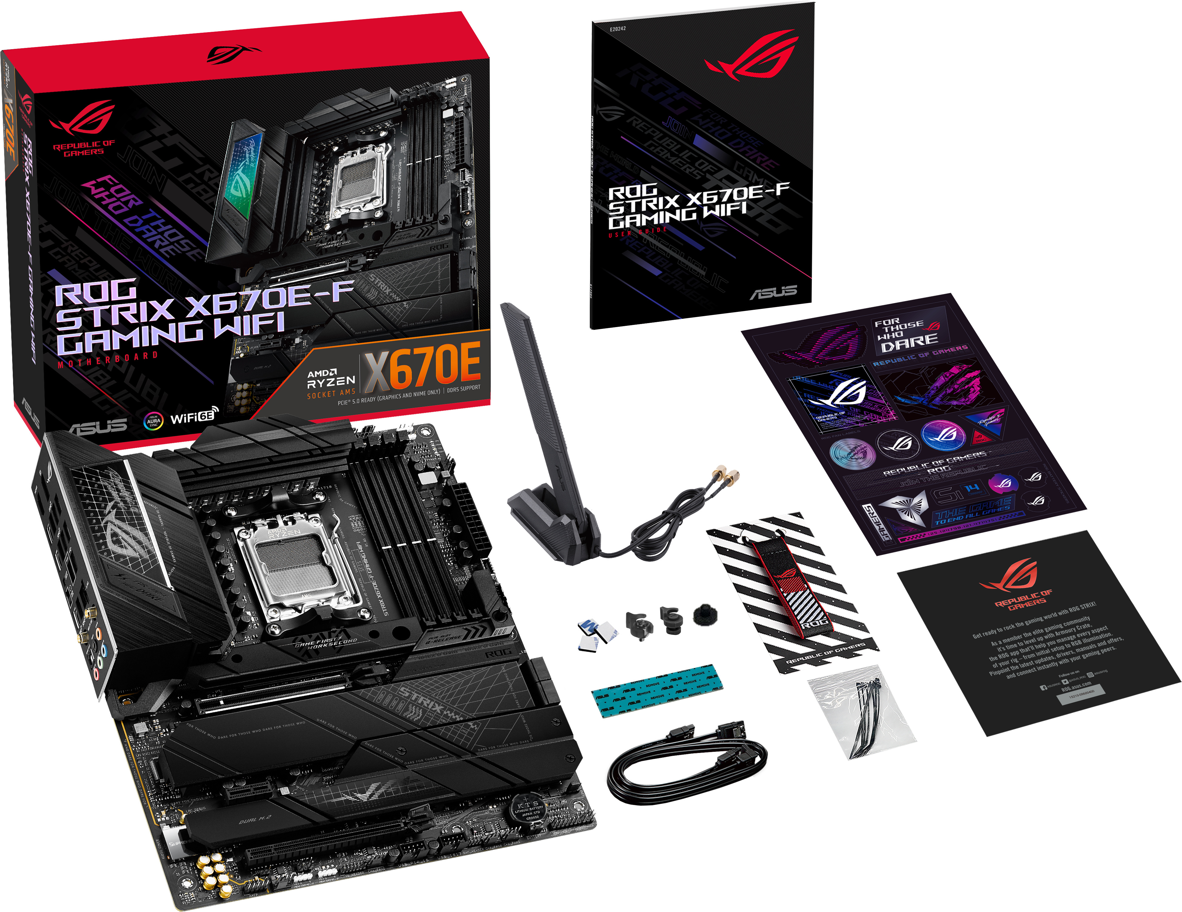 ASUS ROG STRIX X670E-F GAMING WIFI ATX -emolevy