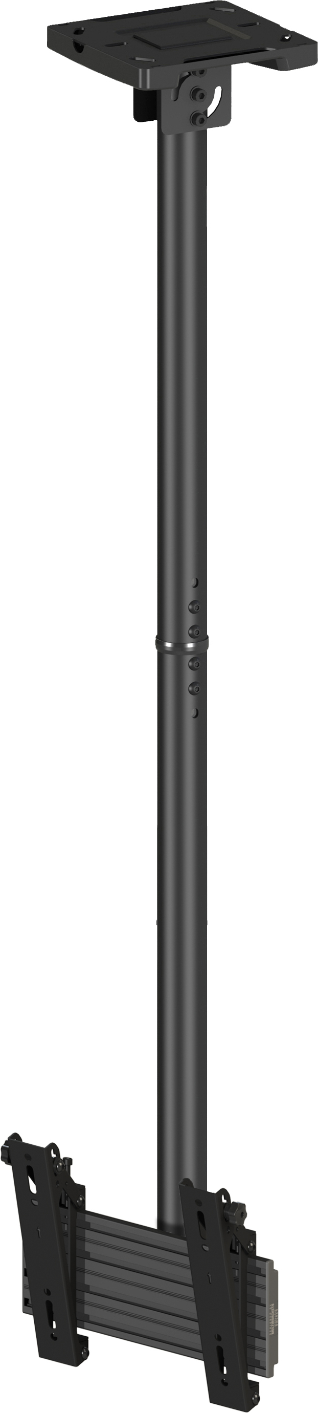 Multibrackets M Ceiling Mount Pro 1U VESA 200 -kattokiinnike 24-42" näytöille