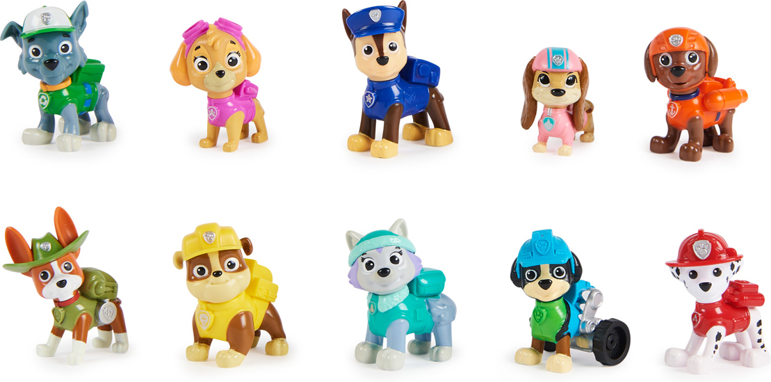 Ryhmä Hau All Paws -hahmopakkaus, 10 figuuria