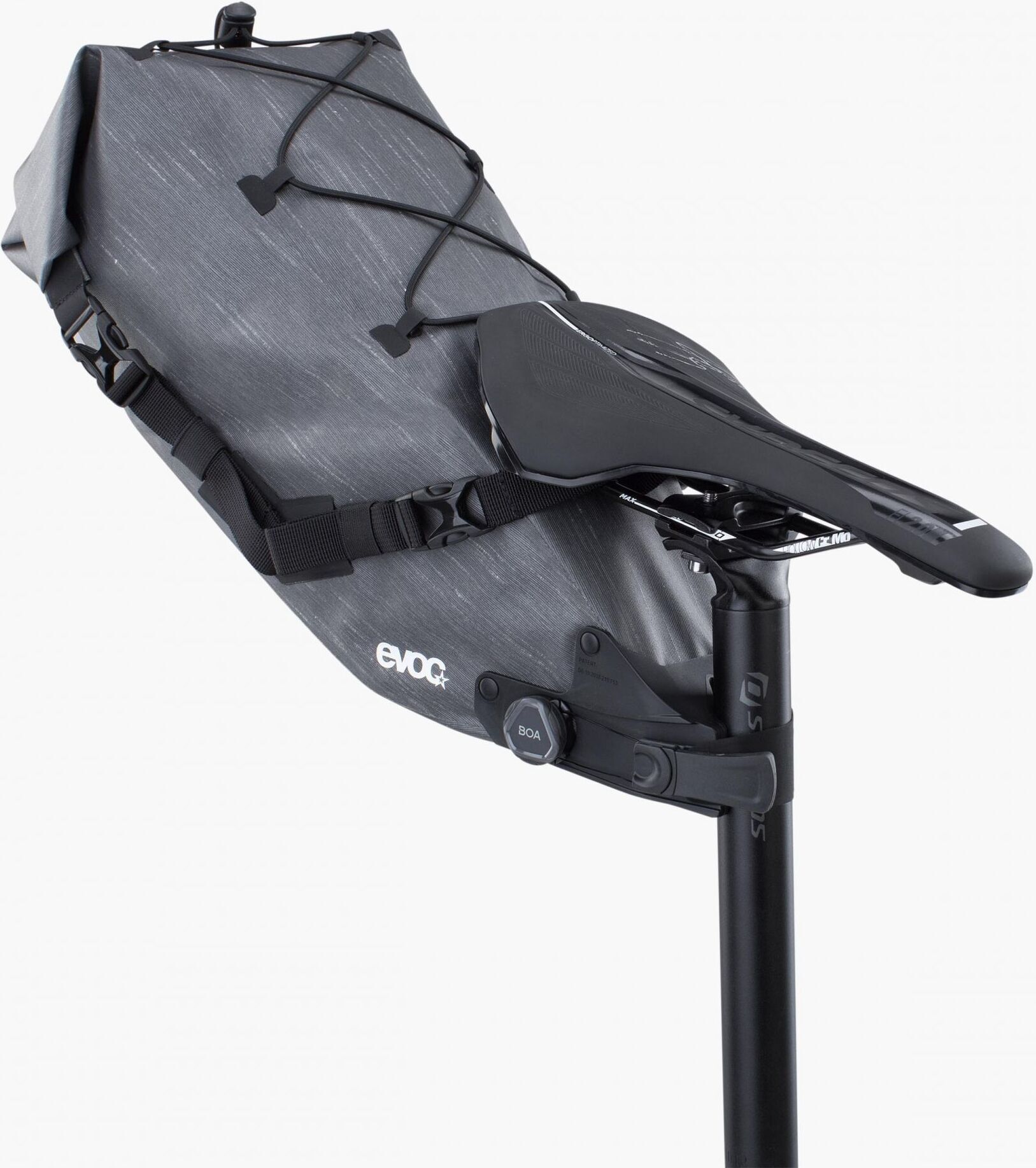 Evoc Seat Bag Boa -polkupyörän satulalaukku, harmaa, 8 litraa