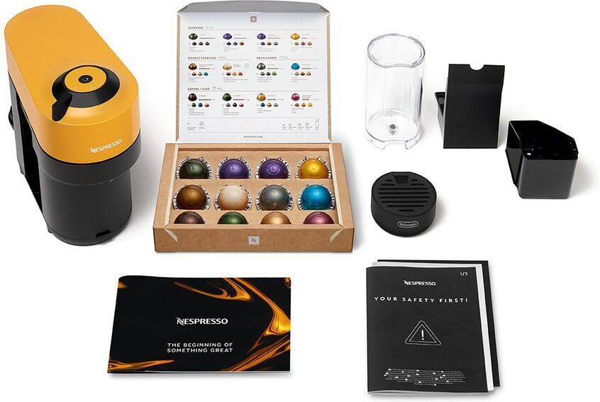 Nespresso Vertuo POP ENV90.Y -kahvikapselikone, keltainen