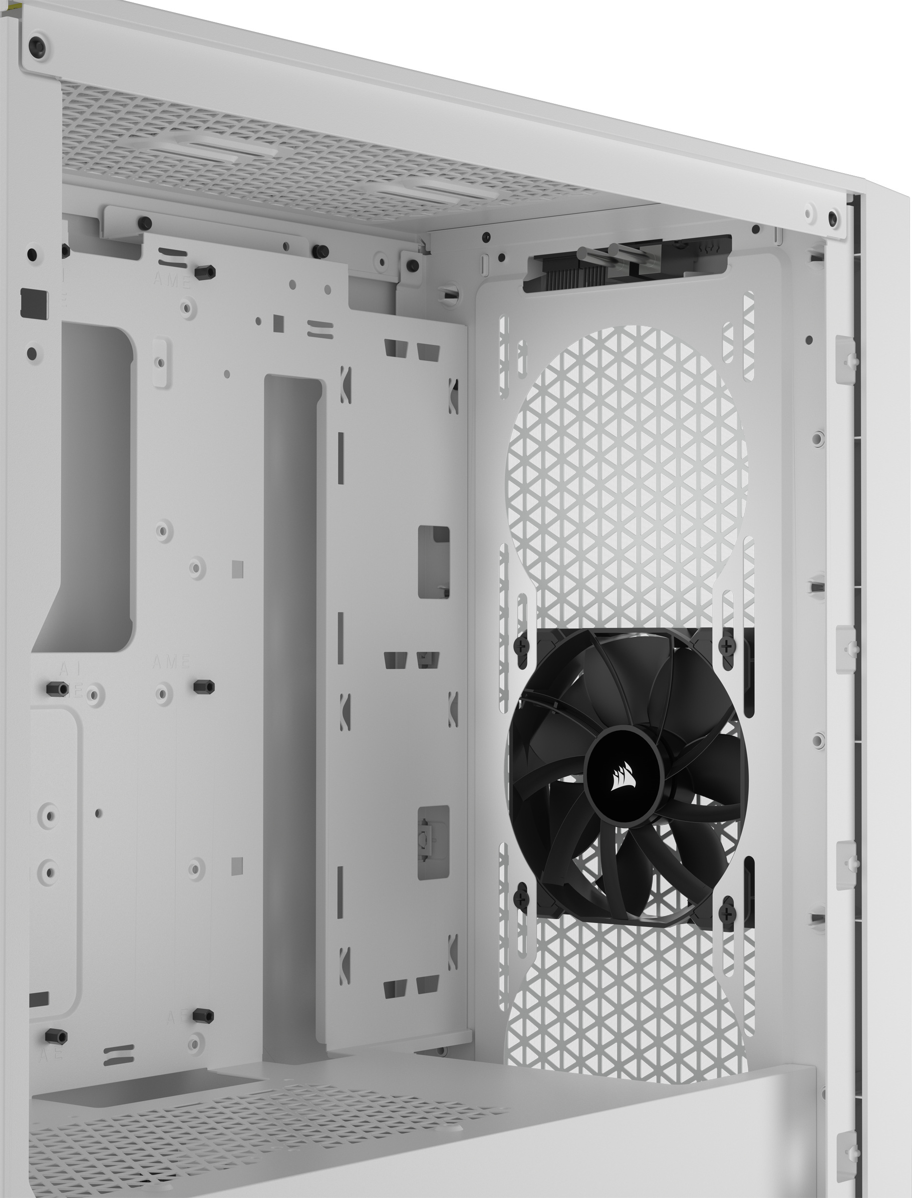 Corsair 3000D Airflow Mid Tower ATX-kotelo ikkunalla, valkoinen