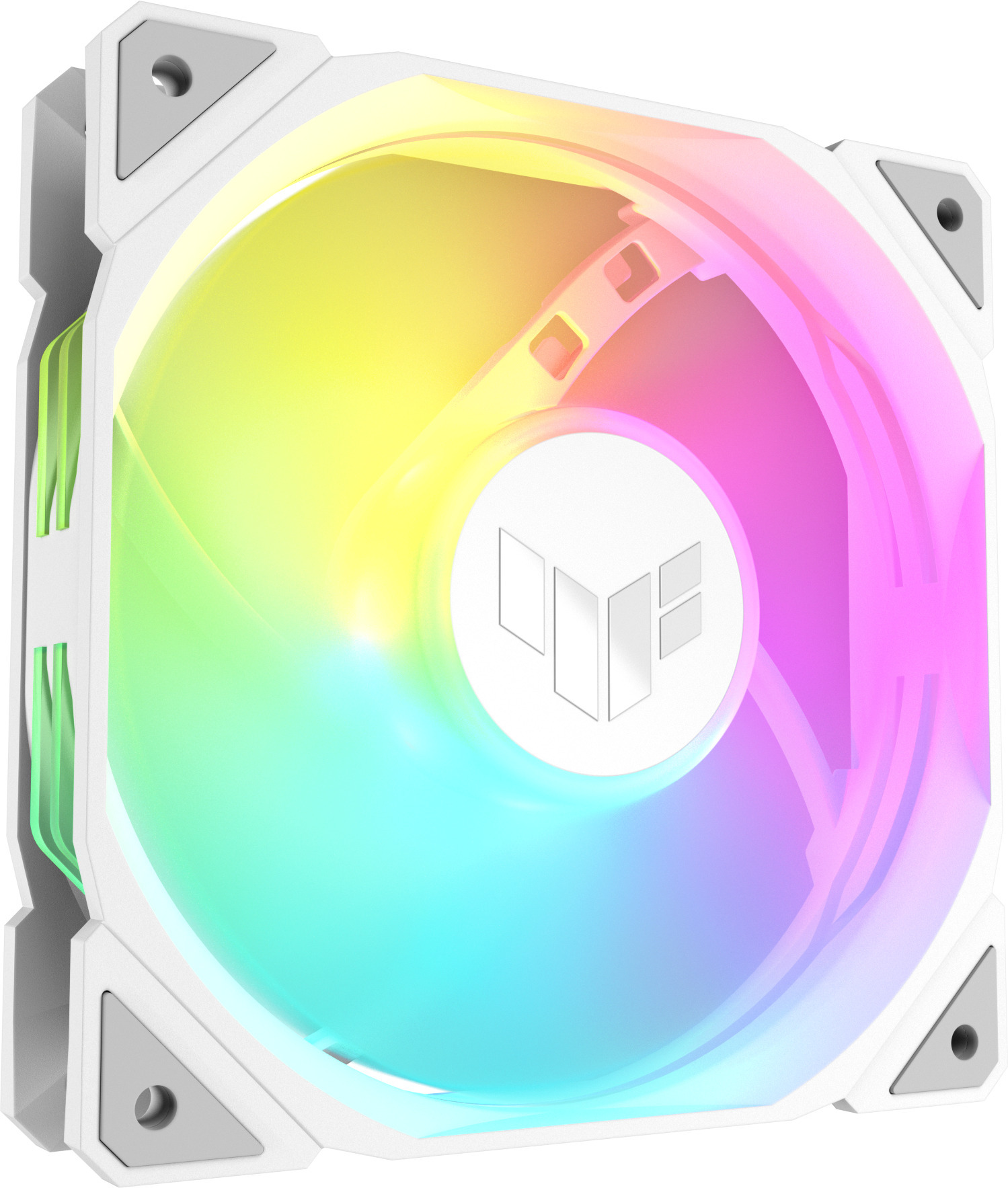 Asus TUF Gaming TR 120 ARGB PWM -tuuletin, 120 mm, valkoinen
