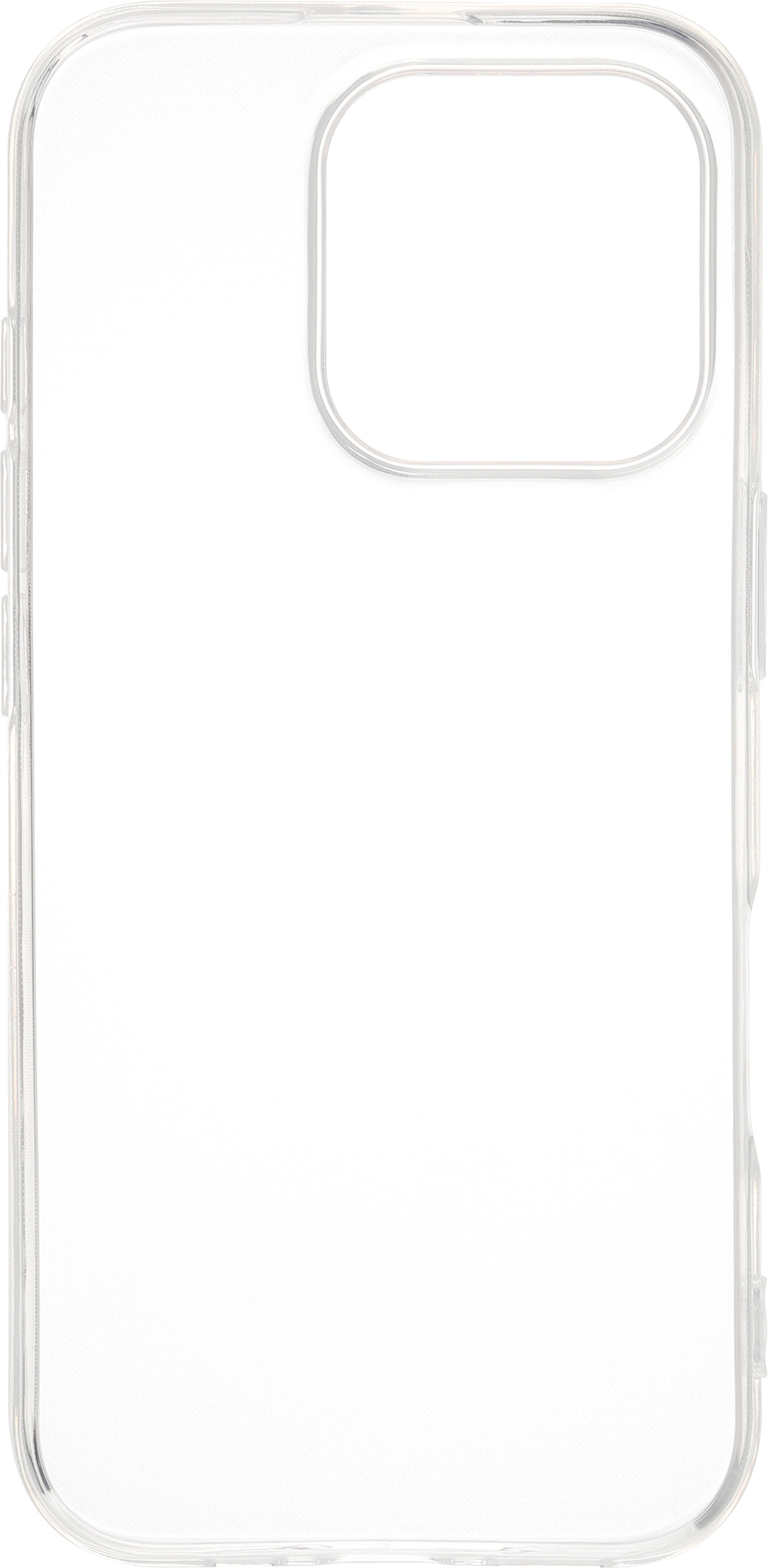 Fonekit silikonisuoja, iPhone 16 Pro, läpinäkyvä