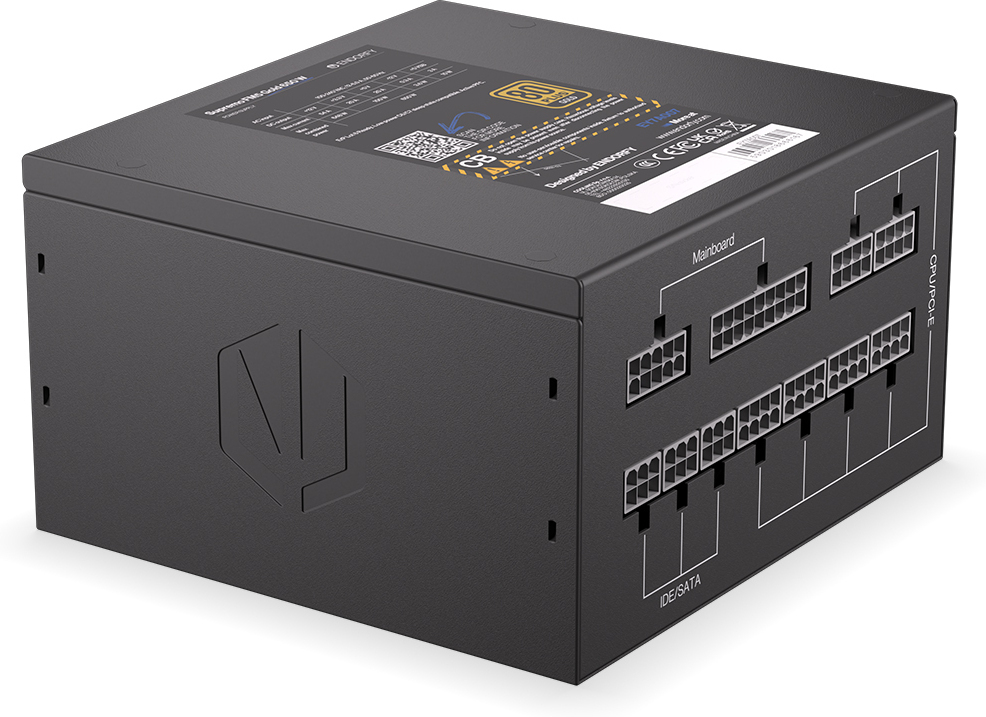 Endorfy Supremo FM5 Gold 650 W -ATX-virtalähde, musta