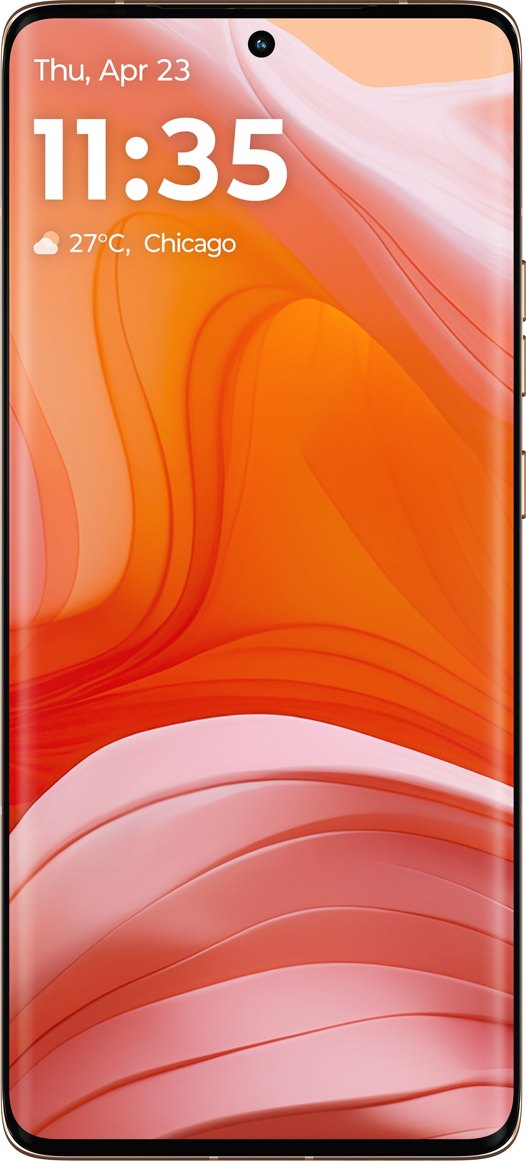 Motorola Edge 50 5G -puhelin, 512/12 Gt, Peach Fuzz