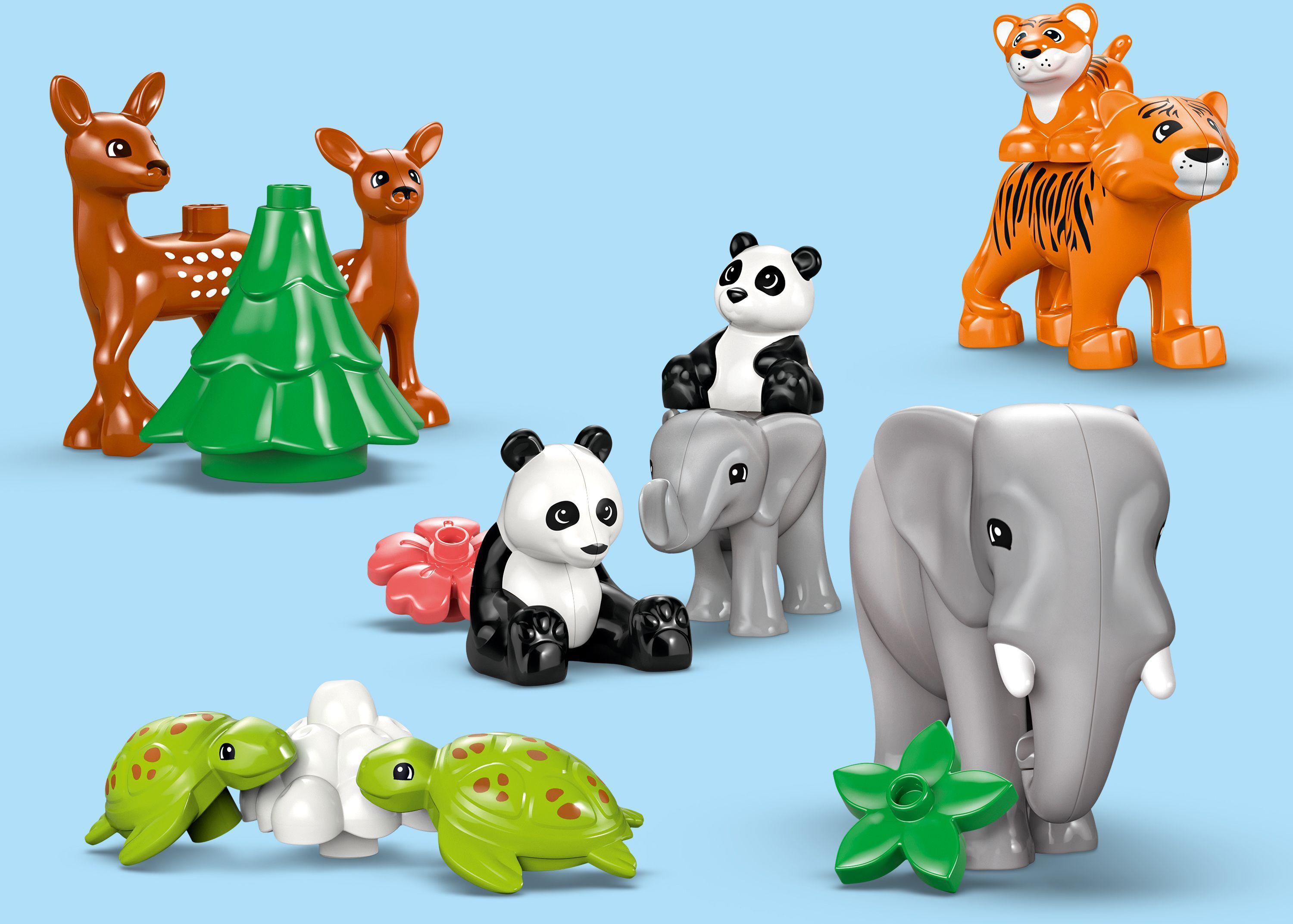 LEGO DUPLO Town 10446 – 3-in-1 luonnoneläinperheet