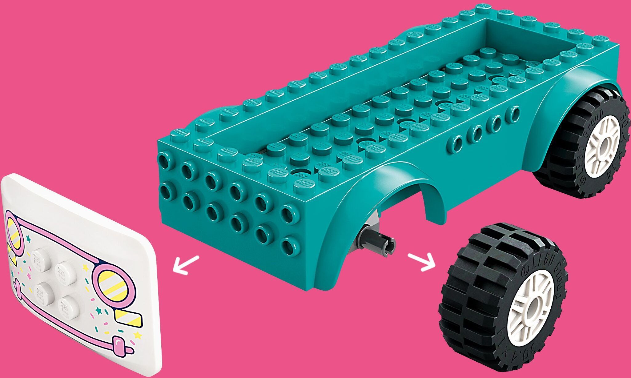 LEGO Friends 42644 – Heartlake Cityn jäätelöauto