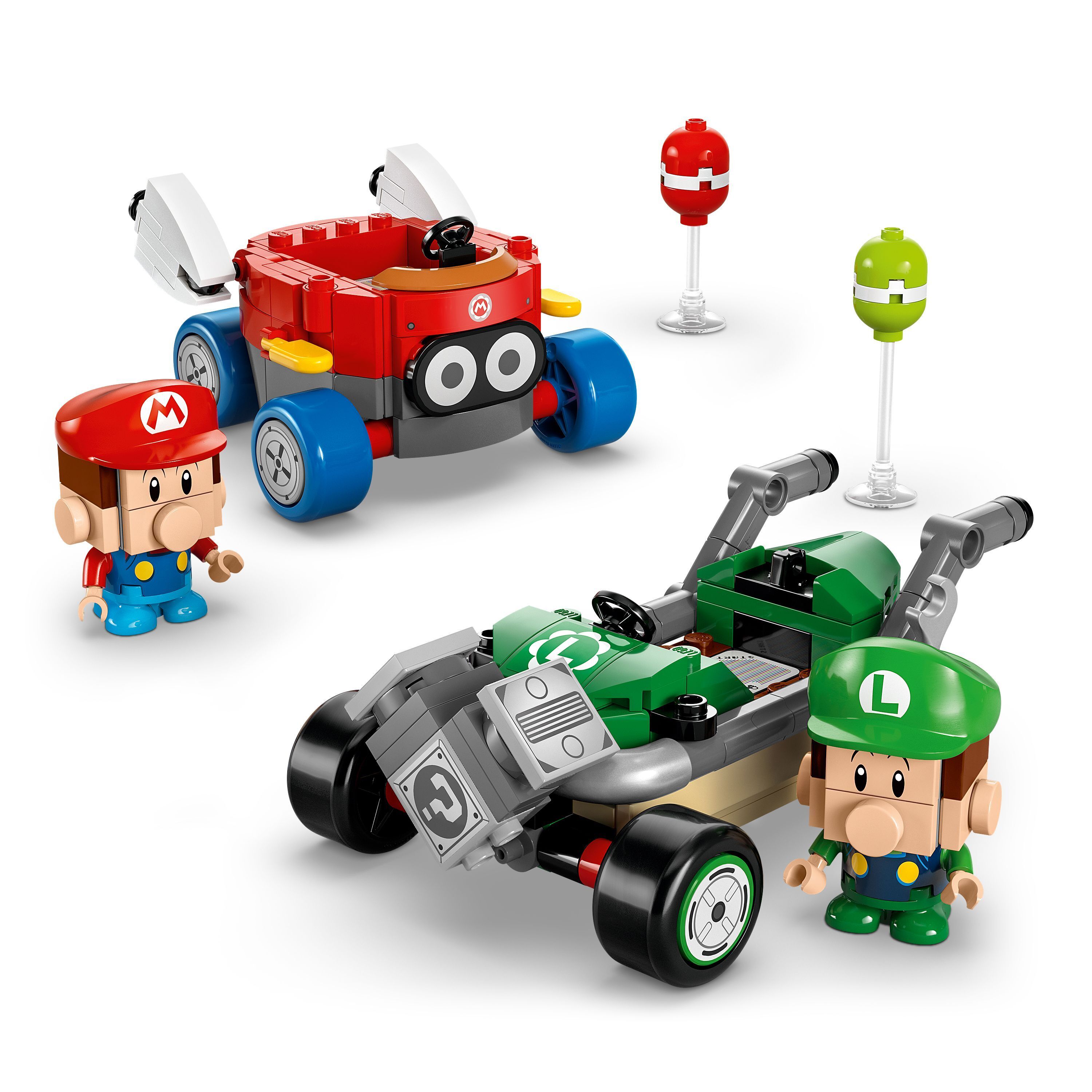 LEGO Super Mario 72034 – Mario Kart™ – Baby Mario vastaan Baby Luigi