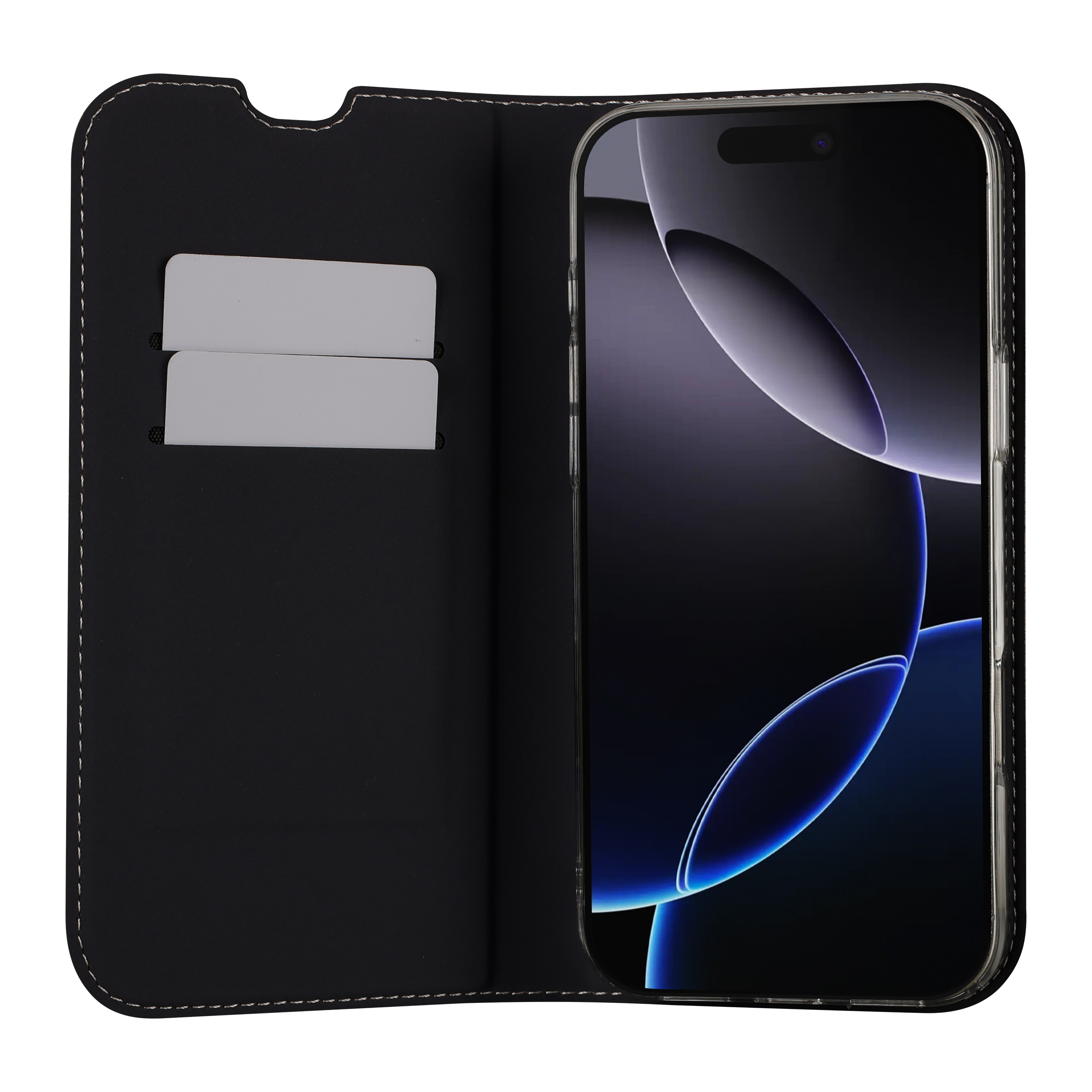 FoneKit BookCase suojakotelo, iPhone 17 Pro, vaaleanpunainen