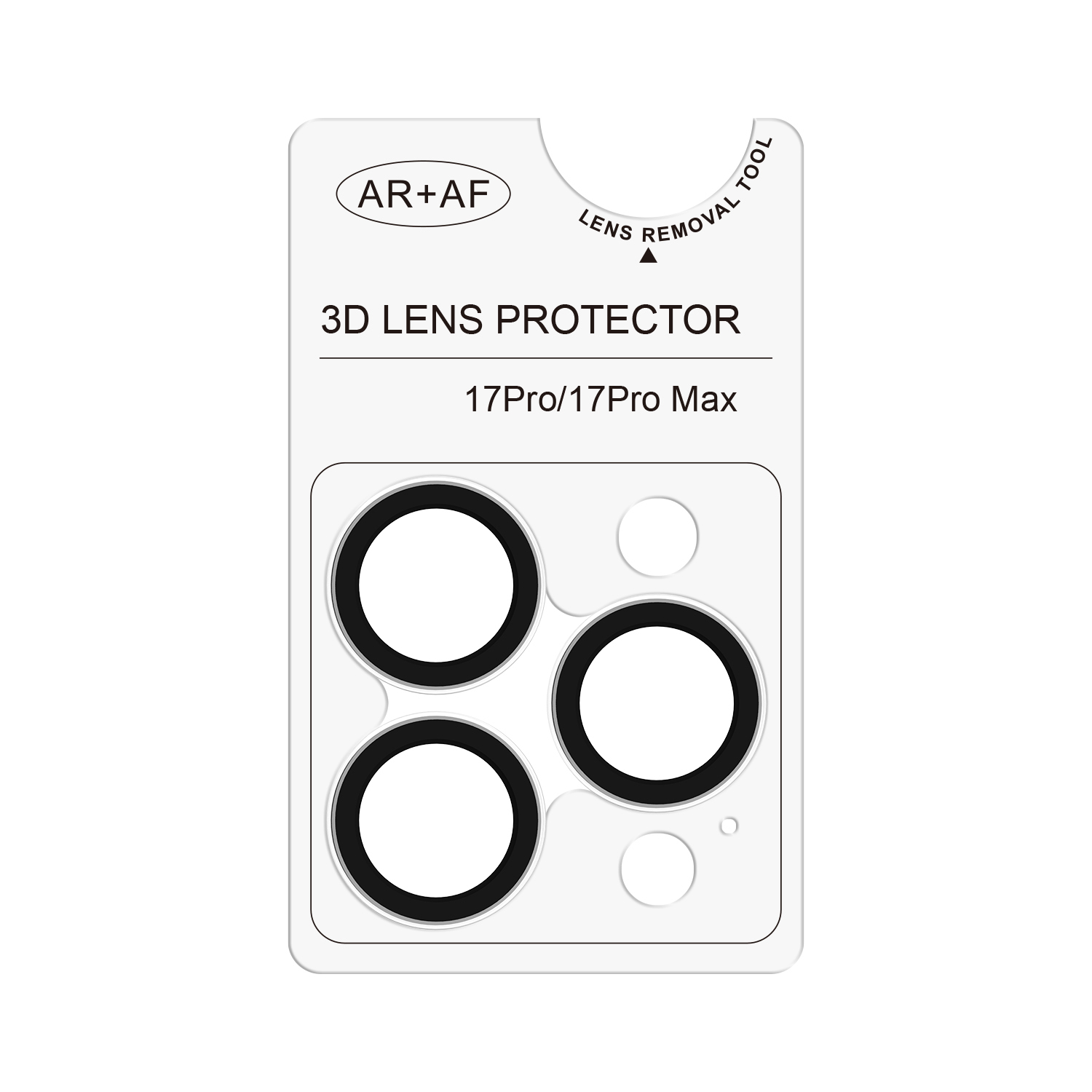 FoneKit kameran linssinsuoja, iPhone 17 Pro / 17 Pro Max, läpinäkyvä