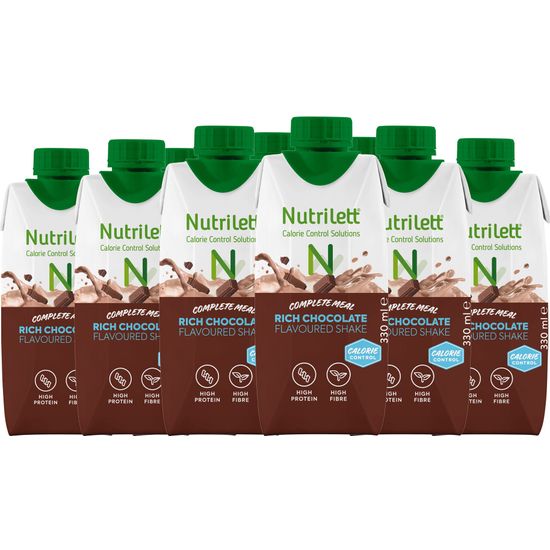 Nutrilett Smoothie Rich Chocolate -ateriankorvikejuoma, 330 ml, 12-PACK