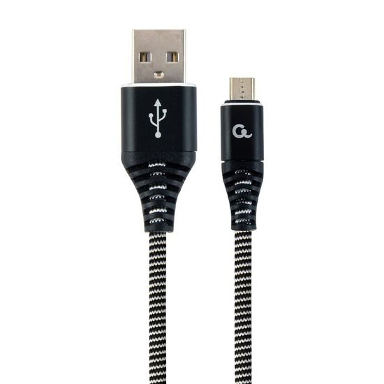 Cablexpert MicroUSB - USB kaapeli, 2 m, musta