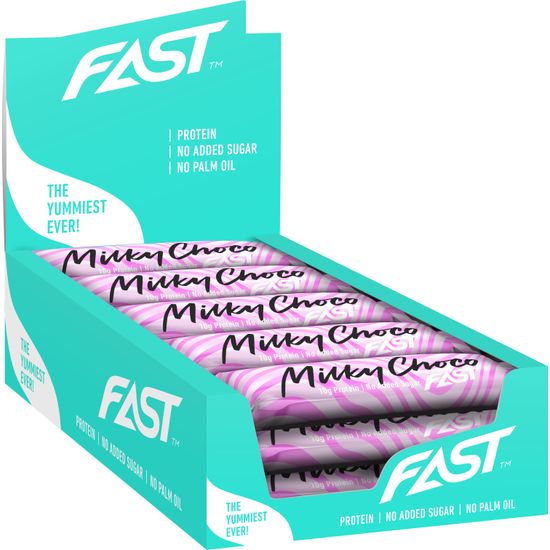 FAST Milky Choco -proteiinipatukka, 45 g, 15-pack