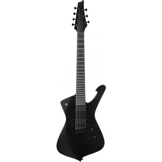 Ibanez ICTB721-BKF Iron Label -7-kielinen sähkökitara, Black Flat