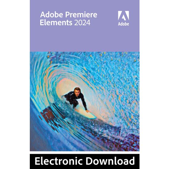 Adobe Premiere Elements 2024 - Windows -kuvankäsittelyohjelma, ESD - sähköinen lisenssi