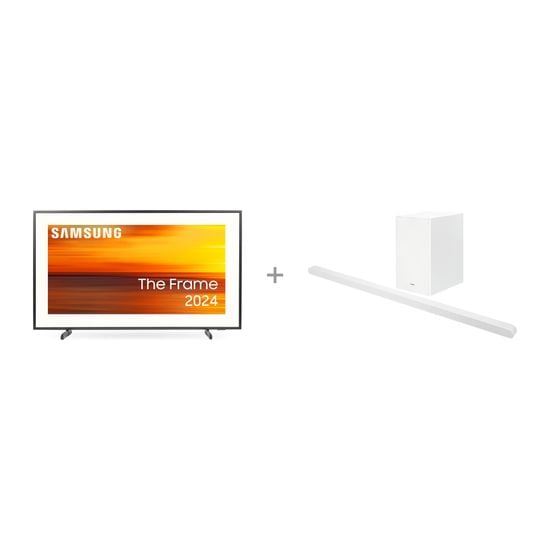 Samsung 55" LS03D The Frame – 4K QLED TV + HW-S701D 3.1 Dolby Atmos Soundbar -tuotepaketti