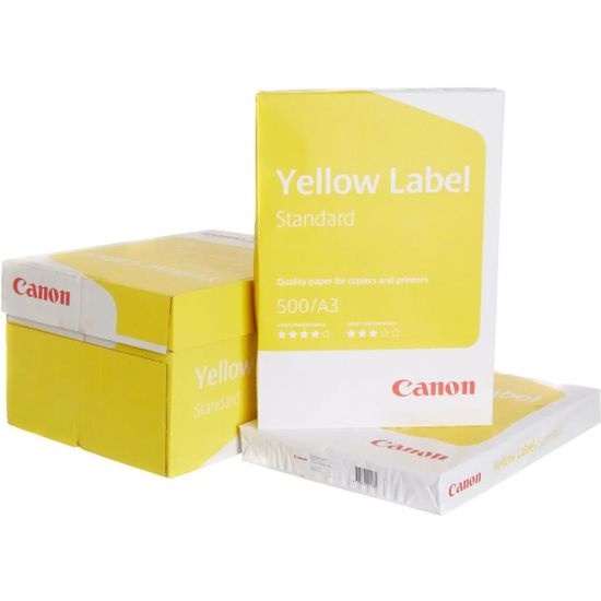 Canon Yellow Label Copy A3 / 80 g kopiopaperi , laatikko, 5 riisiä