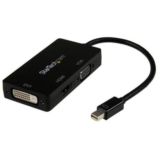 Startech 3-in-1 Mini Displayport - VGA/HDMI/DVI -adapteri