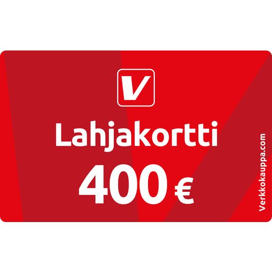 Verkkokauppa.com-digitaalinen lahjakortti, 400 euroa