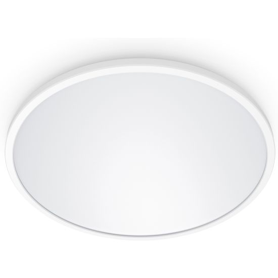 WiZ SuperSlim -kattovalaisin, 55 cm, pyöreä, valkoinen, tunable white, Wi-Fi
