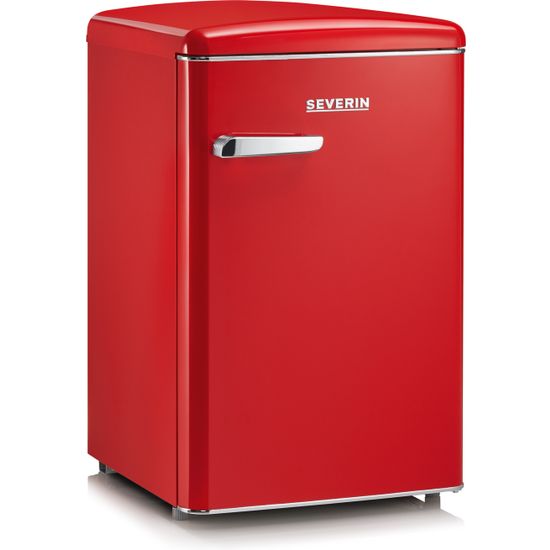 Severin RKS8830 -jääkaappi pakastelokerolla, punainen