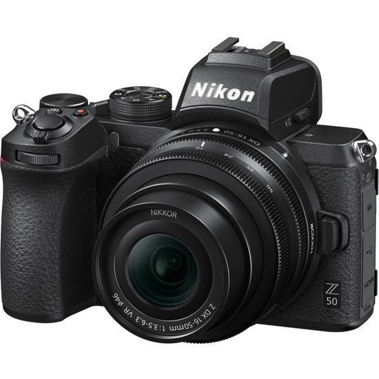 Nikon Z50 -mikrojärjestelmäkamera + 16-50mm -objektiivi