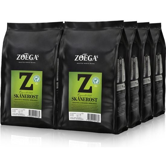 Zoégas Skånerost -kahvipapu, 450 g, 8-pack