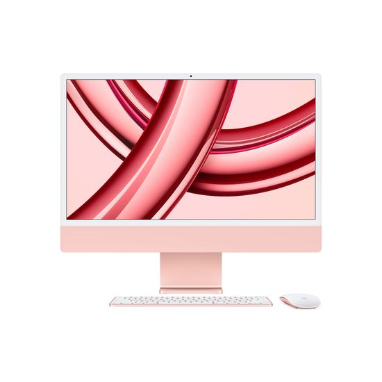 Apple iMac 24" M3 8 Gt, 1 Tt -tietokone, pinkki (MQRU3)