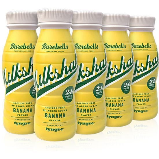 Barebells Milkshake Banana -proteiinipirtelö, 330 ml, 8-pack