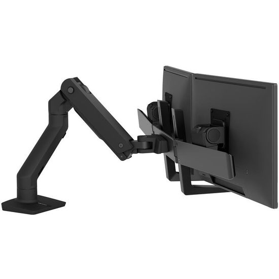 Ergotron HX Desk Dual Monitor Arm -monitorivarsi, musta