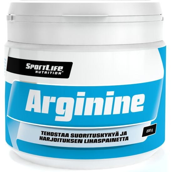 SportLife Arginine -arginiinijauhe, 200 g