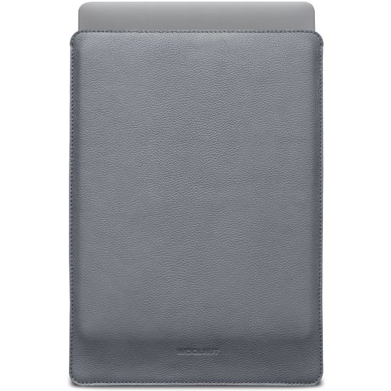 Woolnut Leather Sleeve -suojatasku 15" MacBook Air, harmaa