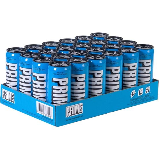 PRIME Energy Blue Raspberry energiajuoma, 330 ml, 24-pack (KESÄTARJOUS!)