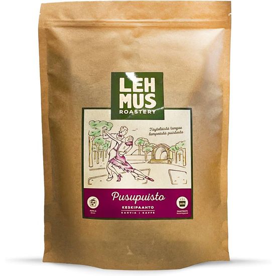 Lehmus Roastery Pusupuisto -kahvipapu, 1 kg