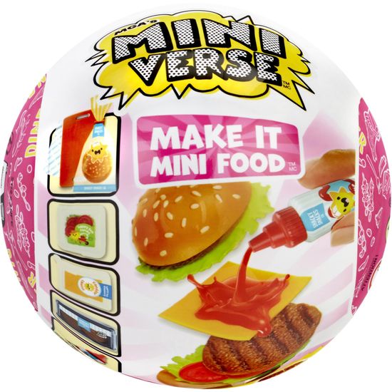 MGA's Miniverse Make It Mini Foods: Diner S3A - yllätyspallo, ravintolateema