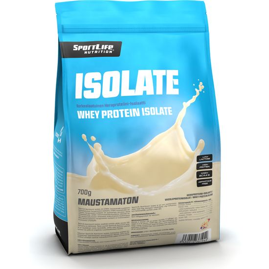 SportLife Isolate Maustamaton -heraproteiini, 700 g