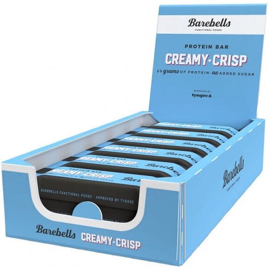 Barebells Creamy Crisp -proteiinipatukka, 55 g, 12-pack