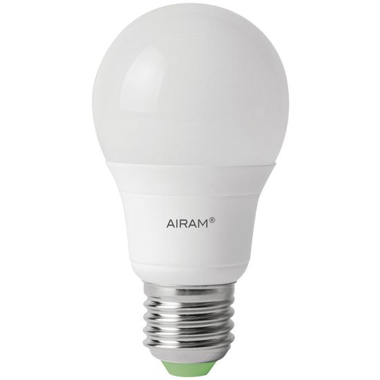 Airam LED -pakkaslamppu, E27, 2800 K, 470 lm, opaali